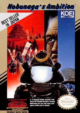 Nobunaga no Yabou: Zenkokuban box art for Famicom